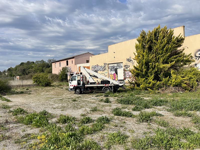 travaux en nacelle en hauteur au puy sainte-réparade